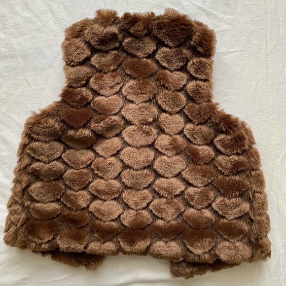 Adorable Vintage toddler faux fur vest 18 months - Picture 2 of 4